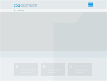 Tablet Screenshot of communitylegacyproject.org